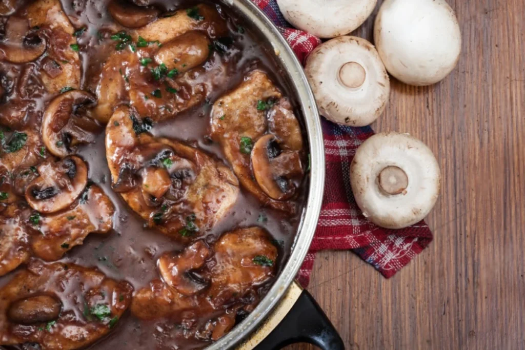 Chicken with Marsala wine