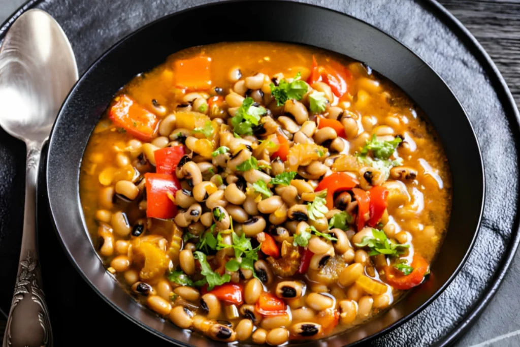 Black-eyed peas luck and prosperity