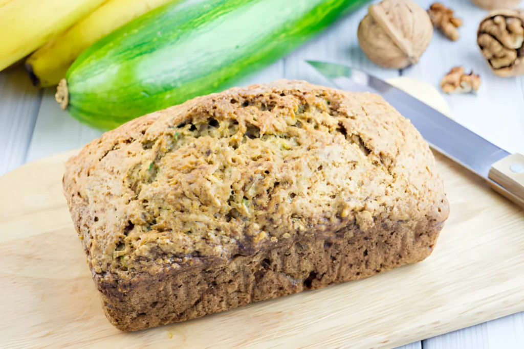 Moist Banana Zucchini Loaf